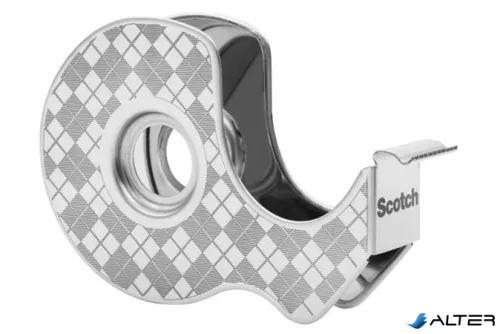 Ragasztószalag fém adagolón, 2 szalaggal, 19 mm x 13,9 m, 3M SCOTCH "Magic™", átlátszó