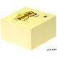 Öntapadó jegyzettömb, 76x76 mm, 450 lap, 3M POSTIT, sárga