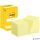 Öntapadó jegyzettömb, 76x76 mm, 12x100 lap, 3M POSTIT, kanári sárga
