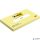 Öntapadó jegyzettömb, 76x127 mm, 100 lap, 3M POSTIT, kanári sárga