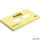 Öntapadó jegyzettömb, 76x127 mm, 100 lap, 3M POSTIT, kanári sárga
