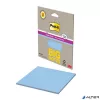 Öntapadó jegyzettömb, 152x152 mm, 30 lap, 3M POSTIT 'Super Sticky', kék