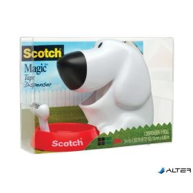   Ragasztószalag-adagoló, asztali, feltöltött, 3M SCOTCH "C31", kutya