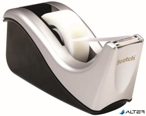 Ragasztószalag-adagoló, asztali, 3M SCOTCH "C60", ezüst
