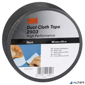   Ragasztószalag, vinyl, 48 mm x 50 m, 3M SCOTCH "Duct", fekete