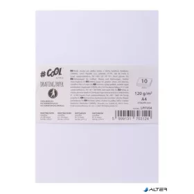 Rajzlap, famentes, A4, 120 g/m2, COOL BY VICTORIA