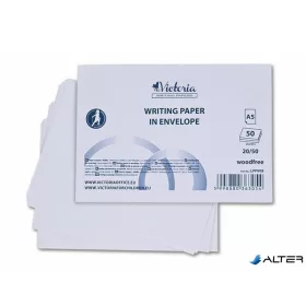   Írólap, famentes, A5, 20/50, COOL BY VICTORIA "Borítékos" 60g