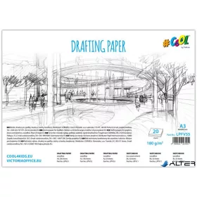 Műszaki rajzlap, A3, 20 ív, COOL BY VICTORIA