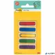 Jelölőcímke, műanyag, 5x20 lap, 11,9x43,2 mm, nyíl, 3M POSTIT, vegyes