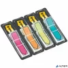 Jelölőcímke, műanyag, 5x20 lap, 11,9x43,2 mm, nyíl, 3M POSTIT, vegyes