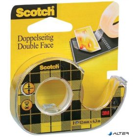   Ragasztószalag, kétoldalas, adagolón, kézi, 12,7 mm x 6,3 m, 3M SCOTCH