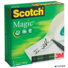   Ragasztószalag, 12 mm x 33 m, 3M SCOTCH 'Magic Tape 810'