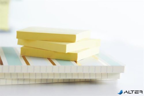 Öntapadó jegyzettömb, "Z", 76x76 mm, 16x100 lap, környezetbarát, 3M POSTIT, sárga