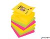 Öntapadó jegyzettömb, 'Z', 76x76 mm, 6x90 lap, 3M POSTIT, 'Super Sticky Carnival'