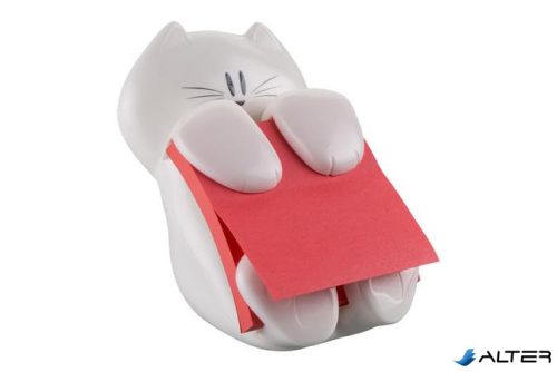 Jegyzettömb adagoló, "Z", 3M POSTIT "Cica", fehér