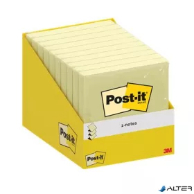   Öntapadó jegyzettömb, 'Z', 76x76 mm, 100 lap, 3M POSTIT, kanári sárga