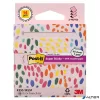 Öntapadó jegyzettömb, "Z", adagolóval, 76x76 mm, 90 lap, 3M POSTIT "Super Sticky", pasztell rózsaszín