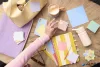 Öntapadó jegyzettömb, "Z", adagolóval, 76x76 mm, 90 lap, 3M POSTIT "Super Sticky", pasztell rózsaszín