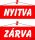 Információs tábla, 22x8,5 cm, kétoldalas, "Nyitva/Zárva", piros