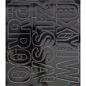   Öntapadós matrica, 5 cm-es, betűlap, ABC második fele, fekete