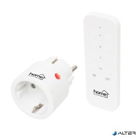   Dugalj szett, 1 aljzat, távirányítóval, 2300 W, HOME, fehér