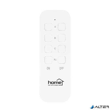 Dugalj szett, 3 aljzat, távirányítóval, 2300 W, HOME, fehér