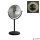 Álló  ventilátor, fém,  45 cm, 100 W, HOME, fekete