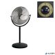 Álló  ventilátor, fém,  45 cm, 100 W, HOME, fekete