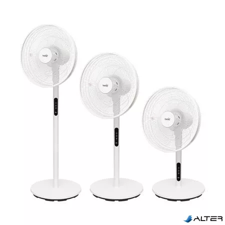 Álló ventilátor, távirányítóval, állítható magasság, 40 cm, 60 W, HOME