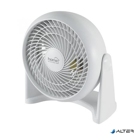 Asztali ventilátor, falra szerelhető, 23 cm, HOME, fehér