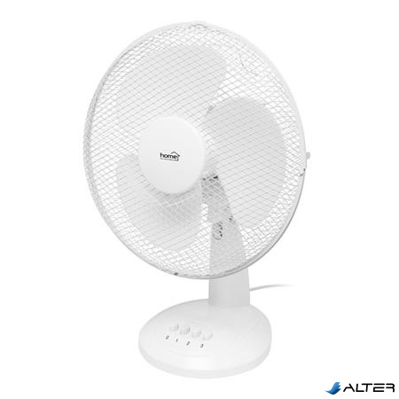 Asztali ventilátor, 30 cm, 40 W, HOME, fehér