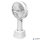 Kézi ventilátor, tölthető, 9 cm, 4 W, HOME, fehér