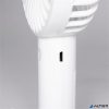 Kézi ventilátor, tölthető, 9 cm, 4 W, HOME, fehér