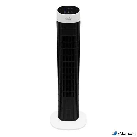 Oszlopventilátor, távirányítóval, 79 cm, 45 W, HOME, fekete