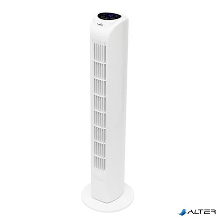 Oszlopventilátor, távirányítóval, 78 cm, 45 W, HOME, fehér