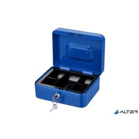 Pénzkazetta, 200x160x90 mm, VICTORIA FACILITY, kék