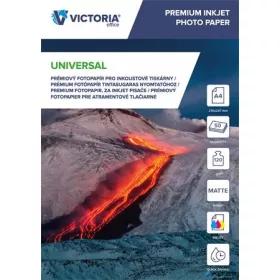   Fotópapír, tintasugaras, A4, 120 g, matt, VICTORIA PAPER "Universal"