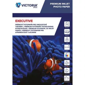   Fotópapír, tintasugaras, A6, 260 g, magasfényű, VICTORIA PAPER 'Executive'