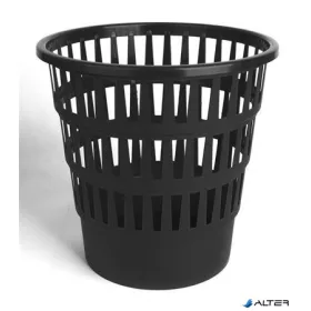 Papírkosár, 15 l, VICTORIA FACILITY, rácsos, fekete