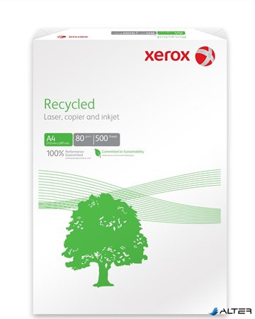 Másolópapír, újrahasznosított, A3, 80 g, XEROX 'Recycled'