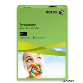   Másolópapír, színes, A4, 80 g, XEROX "Symphony", sötétzöld (intenzív)