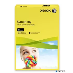   Másolópapír, színes, A4, 80 g, XEROX 'Symphony', sötétsárga (intenzív)