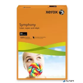   Másolópapír, színes, A4, 80 g, XEROX "Symphony", narancs (intenzív)