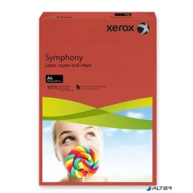   Másolópapír, színes, A4, 80 g, XEROX "Symphony", sötétpiros (intenzív)
