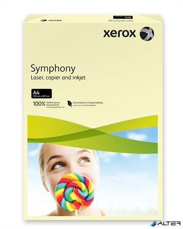 Másolópapír, színes, A4, 80 g, XEROX 'Symphony', csontszín (pasztell)