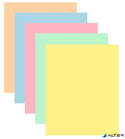 Másolópapír, színes, A4, 80 g, 5x50 lap, XEROX "Symphony", pasztell mix