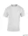 Póló, férfi, környakú, 100% pamut, L méret "Gildan", fehér