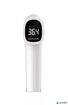 Digitális lázmérő, érintés nélküli infravörös 'Elysium', szürke