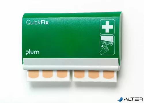 Sebtapasz adagoló "Quick Fix", 90 darabos, vízálló, PLUM