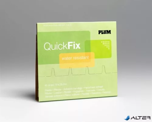 Sebtapasz utántöltő "Quick Fix", 45 darabos, vízálló, PLUM